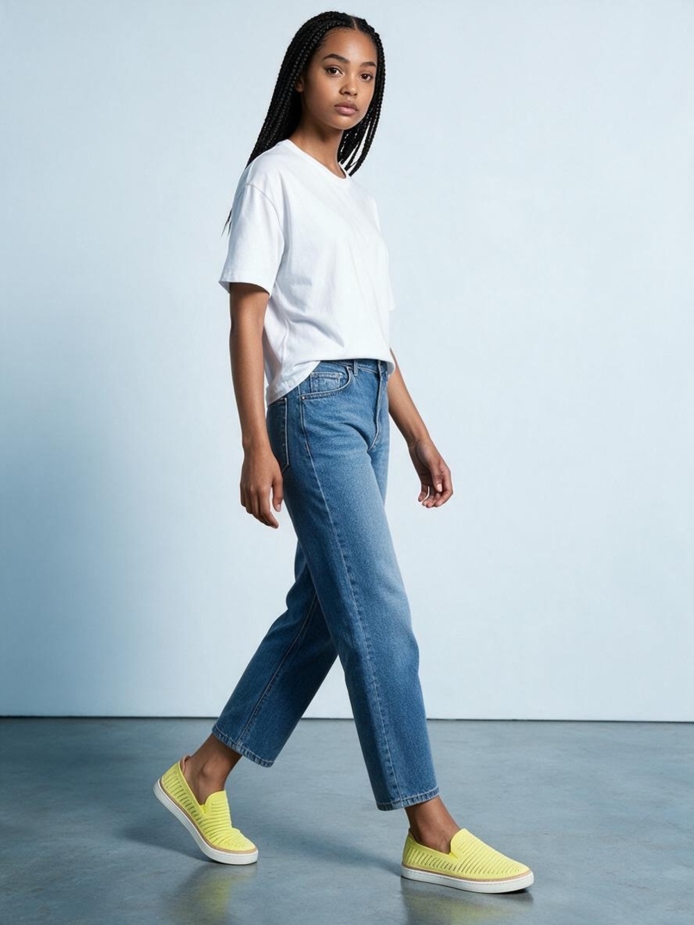 UGG Sammy Slip-On Yellow & Brown Sneakers